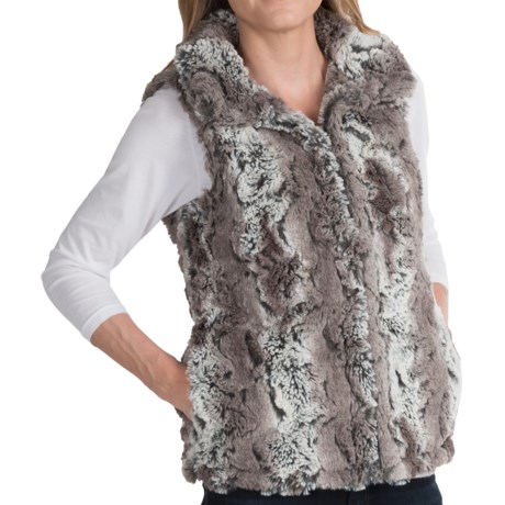 dylan Faux-Fur Trapper Vest (For Women)