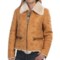 dylan Distressed Cabin Coat - Faux Shearling (For Women)
