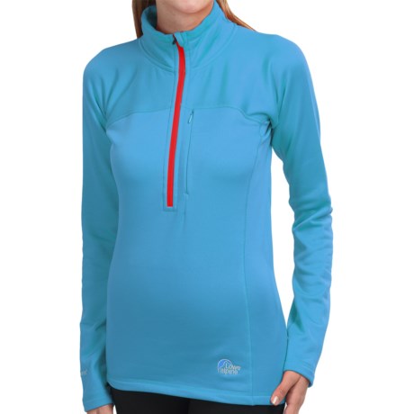 Lowe Alpine Polartec® Power Stretch® Shirt - Zip Neck, Long Sleeve (For Women)