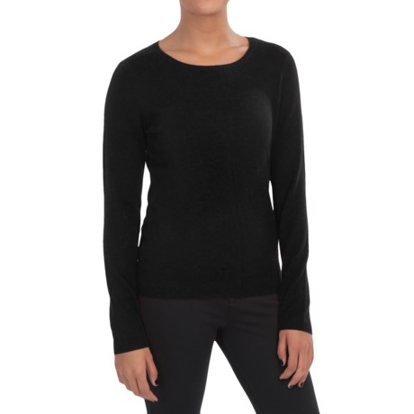 In Cashmere Crew Neck Shirt - Long Sleeve (For Women)