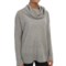 In Cashmere Cowl Neck Cashmere Tunic Shirt - Long Sleeve (For Women)
