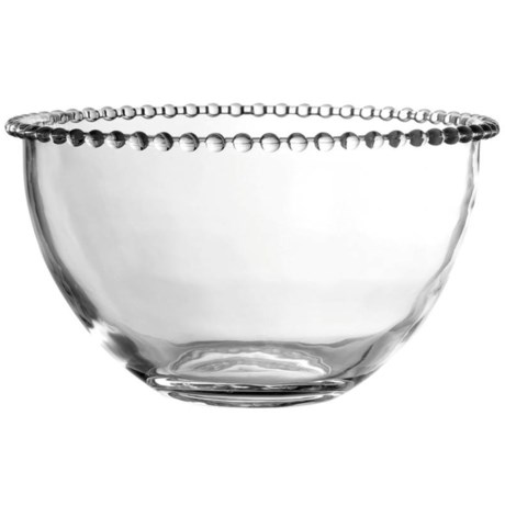America Retold Pearl Clear Glass Salad Bowl - 8”