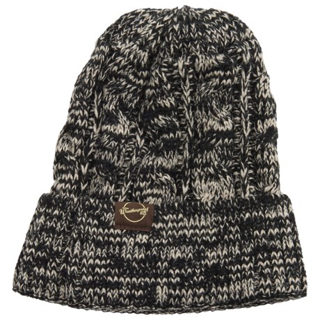 Weatherproof Chunky Cable Tweed Beanie (For Men and Women)