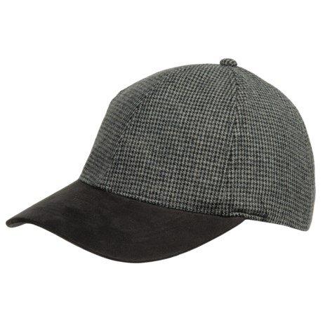 Weatherproof Baseball Cap with Suede Bill (For Men and Women)