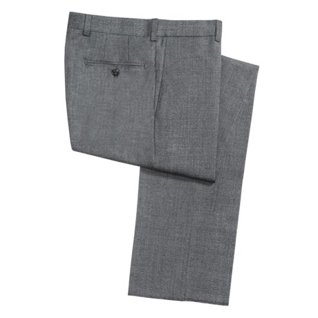 Riviera Armando High Twist Wool Dress Pants - Box Check (For Men)