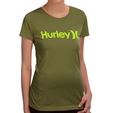 Hurley One & Only Perfect Classic T-Shirt - Short Sleeve (For Women)