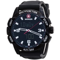 Wenger Altnav Compass Altimeter Watch - Chronograph (For Men)
