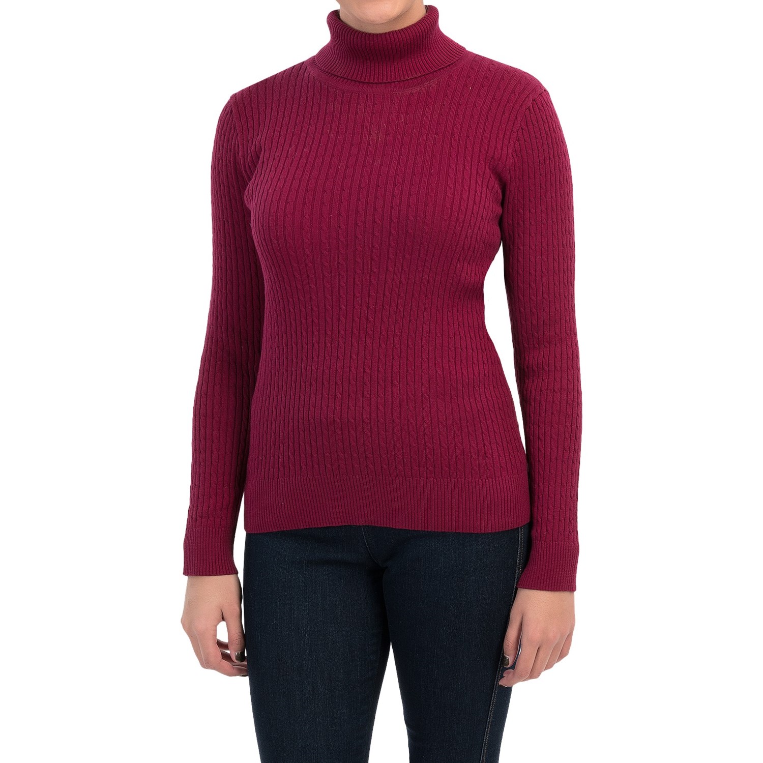 Jeanne Pierre Baby Cable-Knit Turtleneck Sweater (For Women) 9410P ...