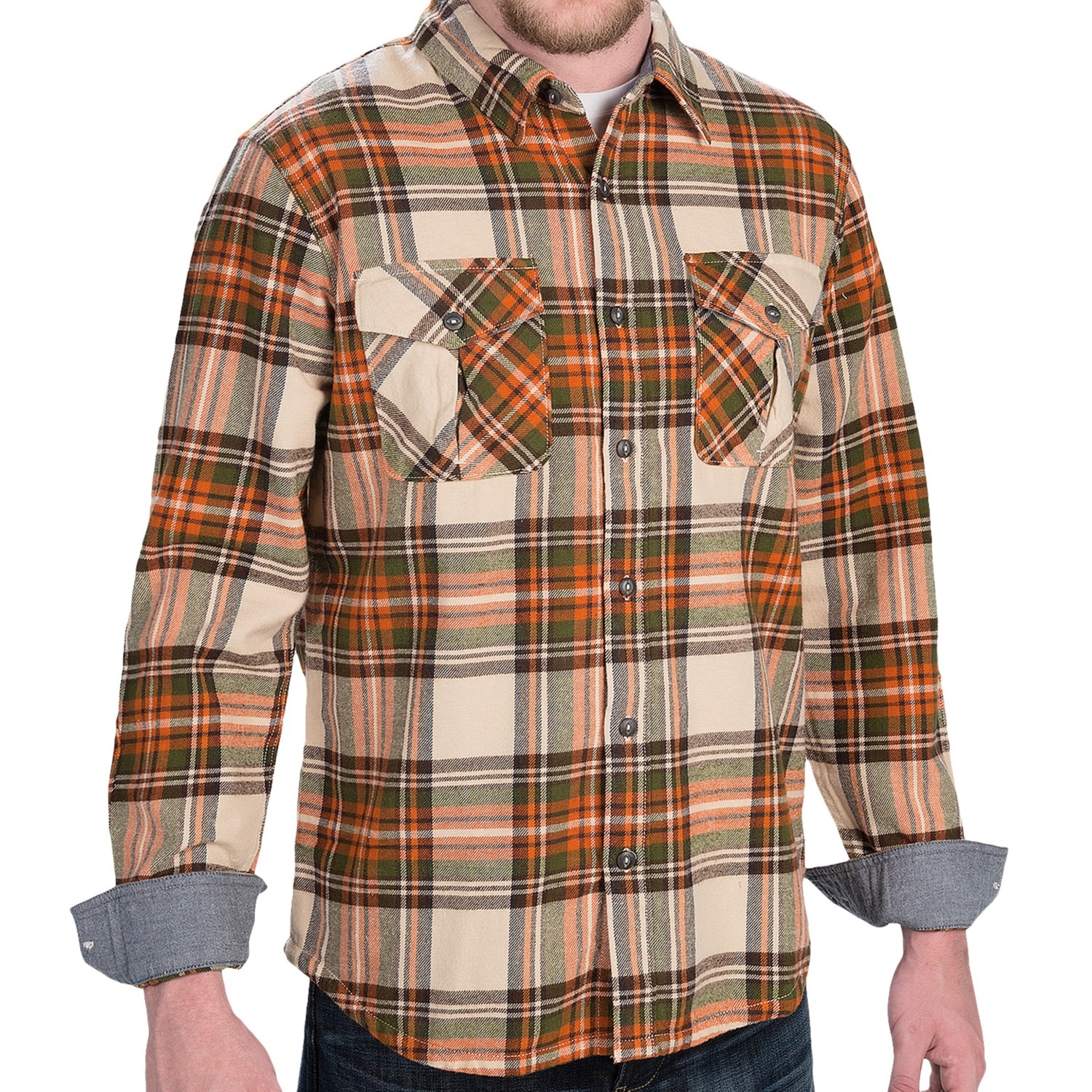 Gramicci Westbrook Flannel Button-Down Shirt (For Men) 9425T - Save 90%