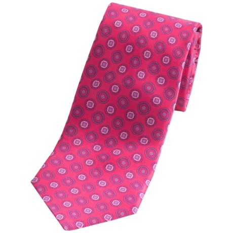Ike Behar Geometric Dot Silk Tie (For Men)