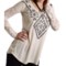 Roper Studio West Lace Sleeve Shirt - Long Sleeve (For Women)