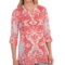Foxcroft Lace Print Shirt - 3/4 Sleeve (For Women)