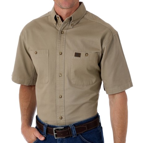 Wrangler RIGGS Workwear® Logger Shirt - Twill, Short Sleeve (For Men)