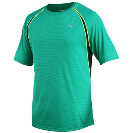 Saucony Revolution Running Shirt - Short Sleeve (For Men)