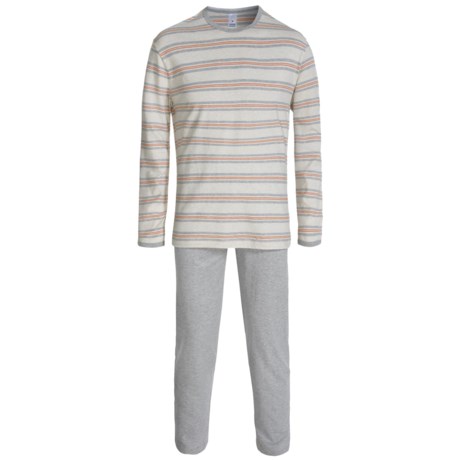 Calida Desert Island Pajamas - Cotton Jersey, Long Sleeve (For Men)