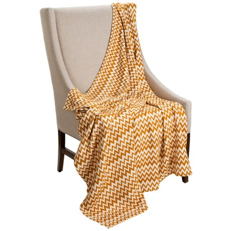 Coyuchi Zigzag Matelasse Coverlet/Throw Blanket - 60x47”, Organic Cotton