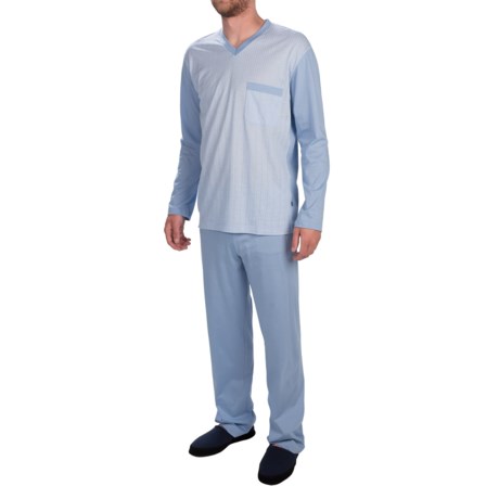 Zimmerli of Switzerland Single Pocket Pajamas - Long Sleeve (For Men)