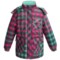 Rugged Bear Plaid Snow Jacket - Insulated (For Little Girls)