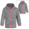 Rugged Bear Space Dye Fleece Jacket - Insulated, Reversible (For Little Girls)