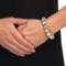 Cara Accessories Glass Bead Stretch Bracelet