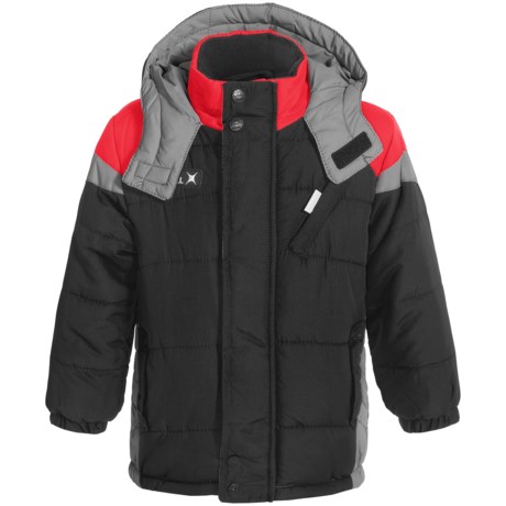 Big Chill Multicolor Puffer Jacket - Insulated, Fleece Lined (For Big Boys)