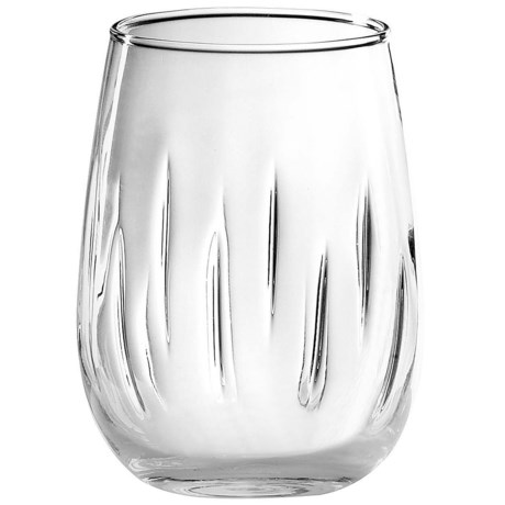 Global Amici Stemless Wine-Aerating Glasses - 17 fl.oz., Set of 4