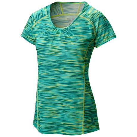 Mountain Hardwear Wicked Electric T-Shirt - UPF 15, Scoop Neck, Short Sleeve (For Women)