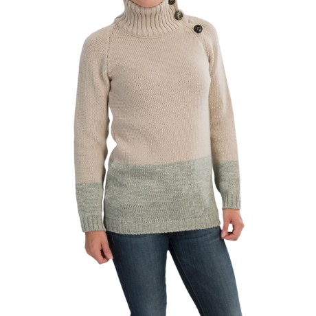 J.G. Glover & CO. Peregrine by J.G. Glover Color-Block Sweater - Peruvian Merino Wool (For Women)