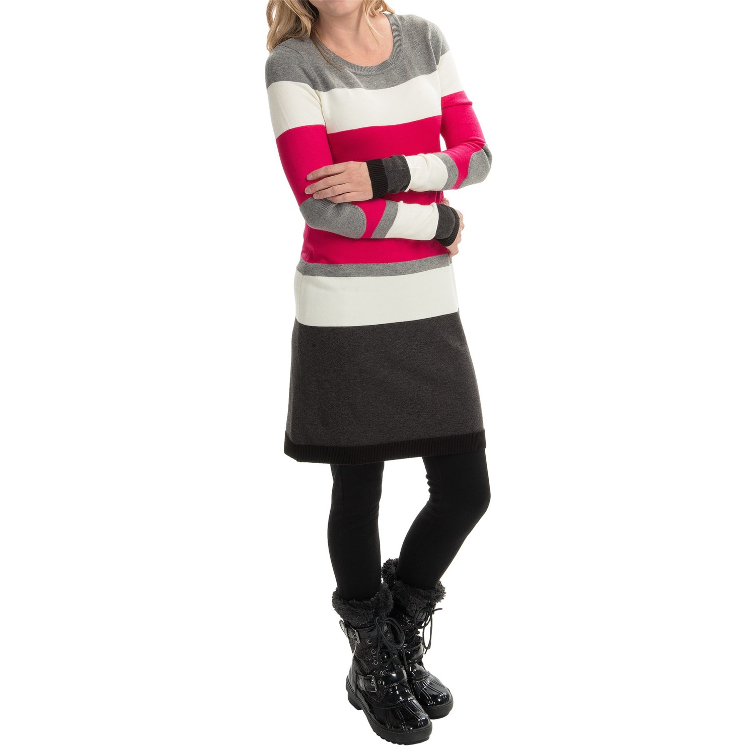 Jessica Howard Multi Stripe Sweater Dress (For Women) 9576W 54