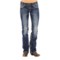 Rock & Roll Cowgirl Abstract Embroidered Jeans - Boyfriend Fit (For Women)