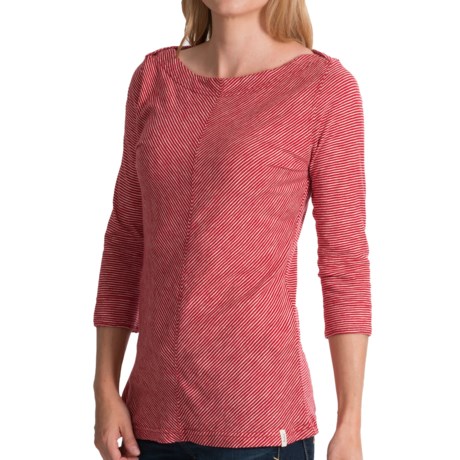 Woolrich Elemental Shirt - Boat Neck, 3/4 Sleeve (For Women)