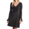 Stetson Ruffled-Neck Dress - Stretch Rayon, Long Sleeve (For Women)