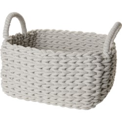 Heritage Living Cotton Rope Storage Tote - 17.5x14x10”