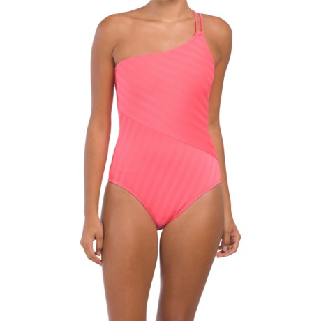 La Blanca Linea Costa One-Shoulder One-Piece Swimsuit (For Women)