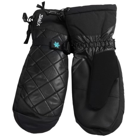 Swix Quilted Thermolite® Mittens - Waterproof (For Women)