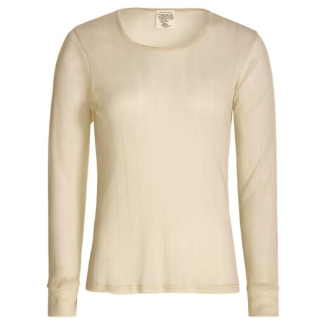 Wickers Pointelle Base Layer Top - Long Sleeve (For Women)