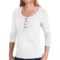 Royal Robbins Kickback Micro-Rib Henley Shirt - UPF 50+, 3/4 Sleeve (For Women)