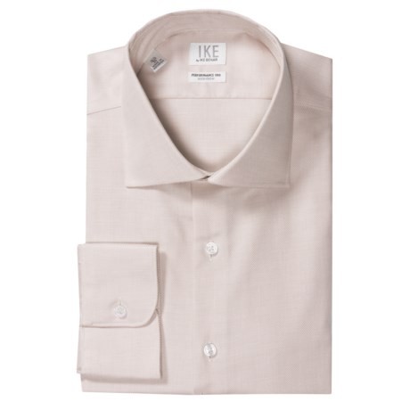 Ike Behar Ike by  No-Iron Performance 100 Cotton Dress Shirt - Long Sleeve (For Men)