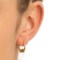 Stanley Creations 10K Gold Dolphin Hoop Earrings (For Women)