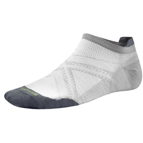 SmartWool PhD Run Ultralight Micro Socks - Merino Wool, Below the Ankle (For Men)