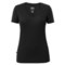 super.natural V-Neck T-Shirt 140 - Merino Wool, Short Sleeve (For Women)