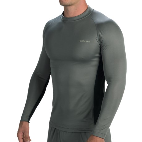 Simms Waderwick Core Base Layer Top - UPF 50+, Crew Neck, Long Sleeve (For Men)
