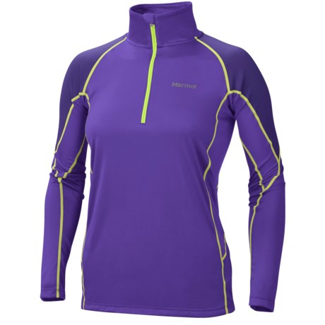 Marmot Thermalclime Pro Shirt - Polartec® Power Dry®, Zip Neck, Long Sleeve (For Women)
