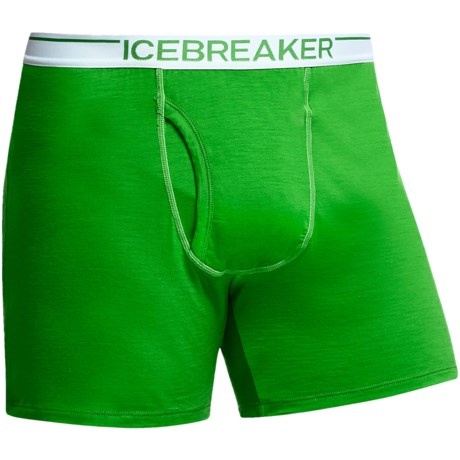 Icebreaker Anatomica Relaxed Boxers with Fly - Merino Wool, UPF 30+ (For Men)