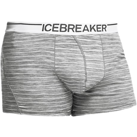 Icebreaker Anatomica Stripe Boxers - Merino Wool, UPF 30+ (For Men)