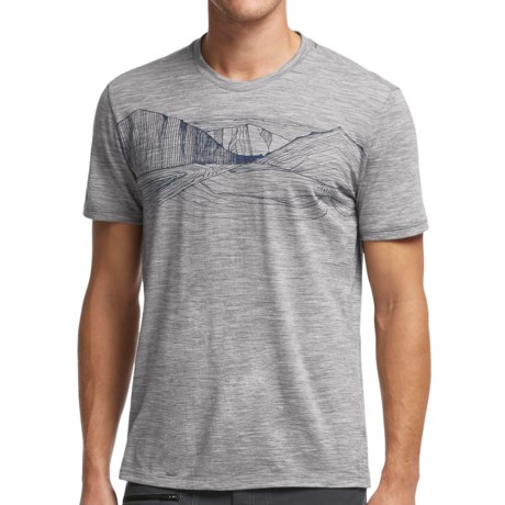 Icebreaker Tech Lite Terra Firma T-Shirt - UPF 20+, Merino Wool, Short Sleeve (For Men)