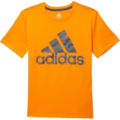 adidas Big Boys Tiger Camo2 BOS T-Shirt - Short Sleeve