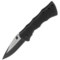 Boker Magnum Black Bamboo Folding Pocket Knife - Straight Edge, Liner Lock