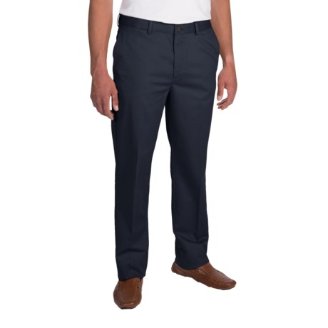 Specially made Flat-Front Twill Pants (For Men)