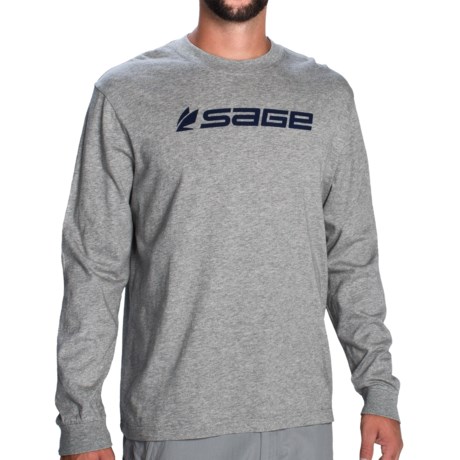 Sage Logo T-Shirt - Long Sleeve (For Men)